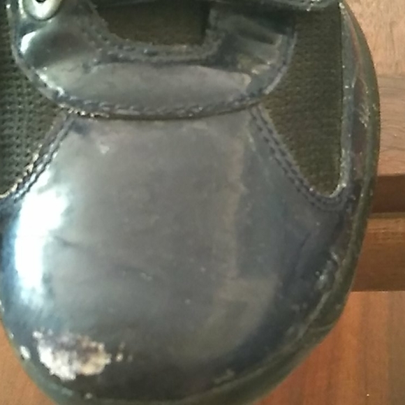 PRADA MENS SNEAKERS NAVY PATENT NEED REFURBISHING - Picture 2 of 10